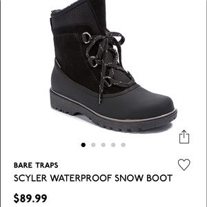 Black Bear Traps Waterproof Snow Boots, winter